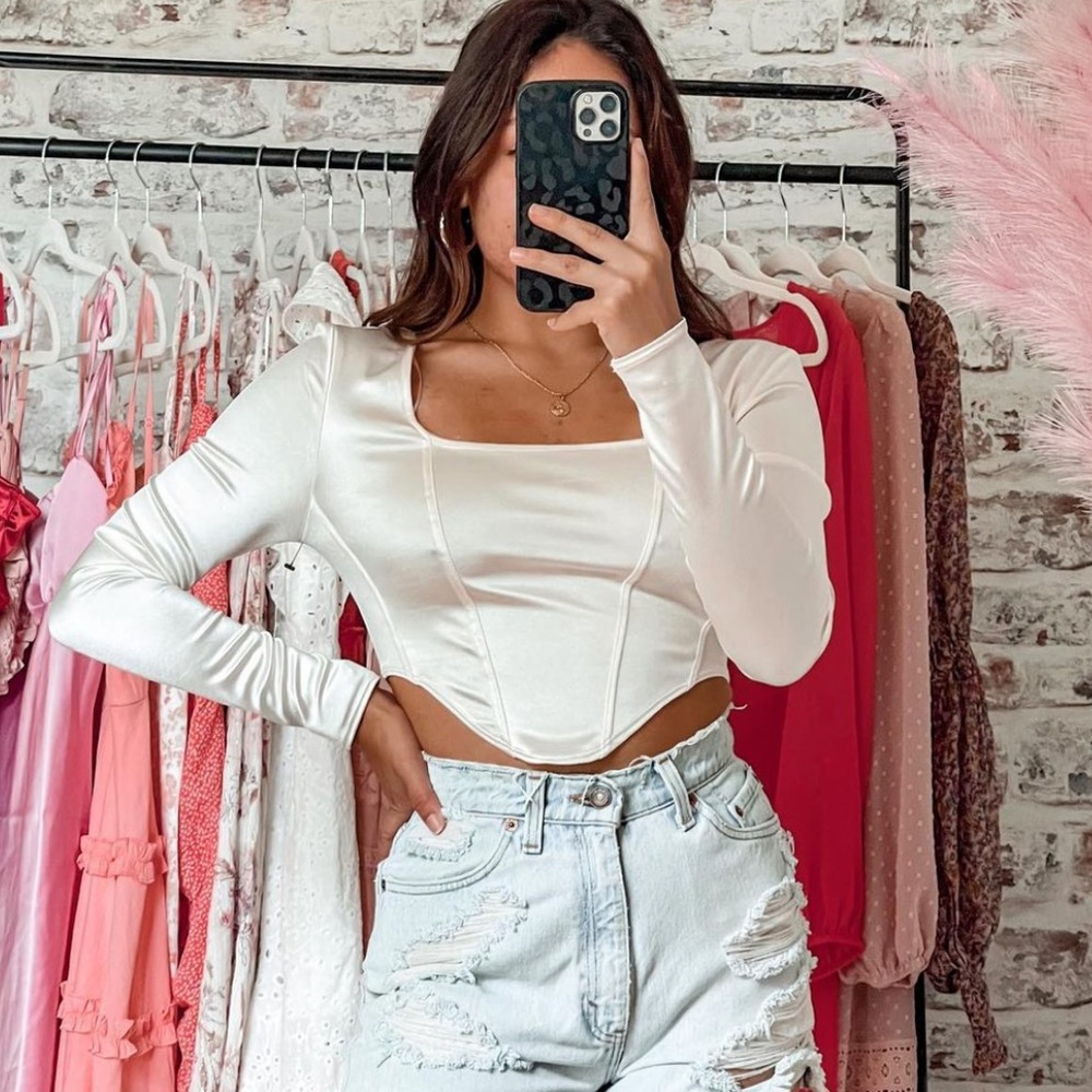 White Crop Top